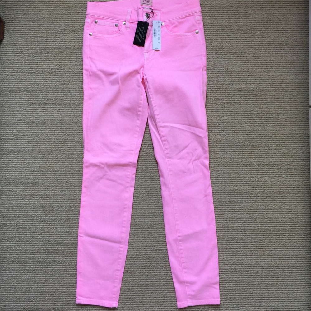 Women’s J Crew Skinny Jeans Size 25 Light Pink
